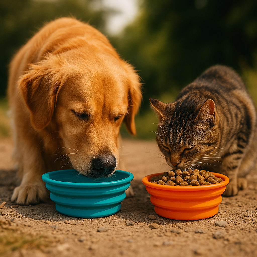 🆕Gamelle Chien et Chat Pliable 350ML ou 650ML