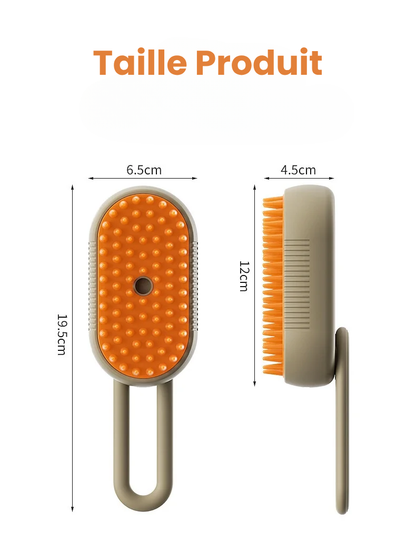 🐱🧶 BROSSE À VAPEUR POUR CHAT ET CHIEN